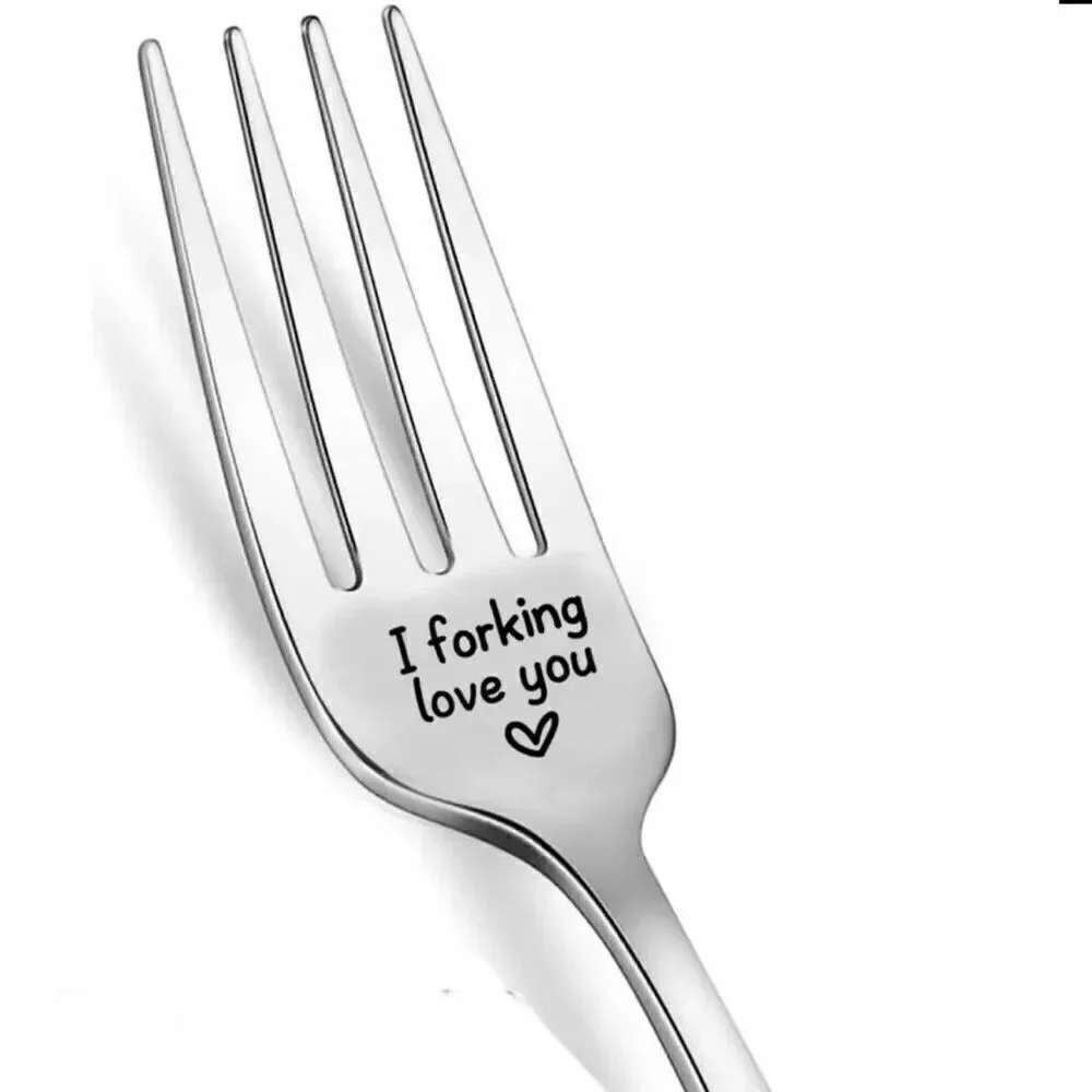 NWT Gorgeous “I Forking Love You” Great Anniversary, Valentine’s Funny Fork Gift